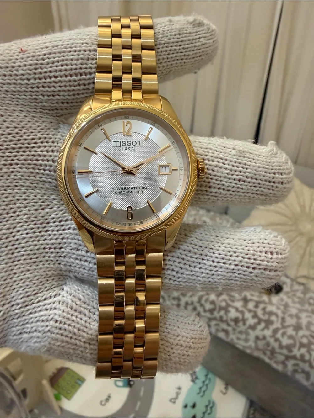 Tissot Ballade Powermatic 80 COSC Men's Watch Rose Gold Automatic T1084083303700